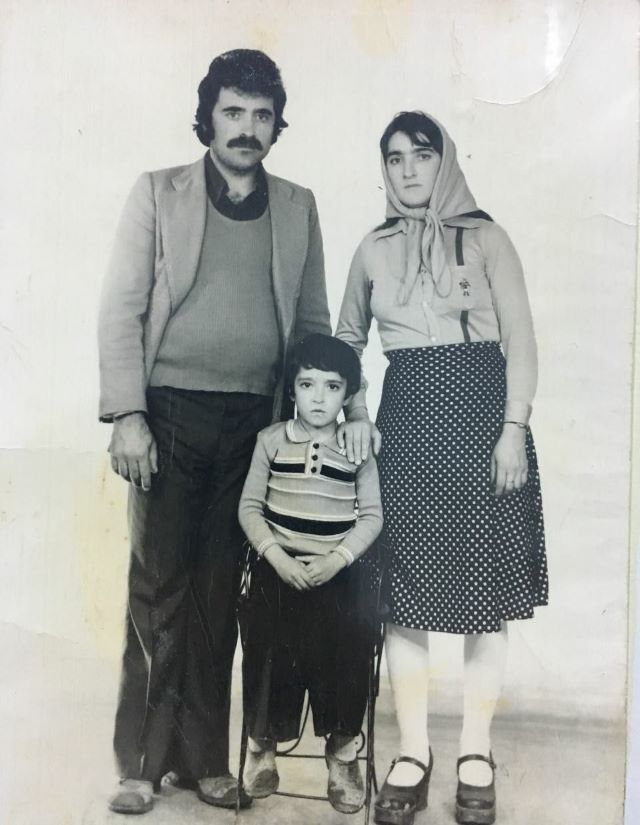 Kemal Çiçek, eşi Zennure Çiçek ve oğlu Alişan Çiçek’le. 